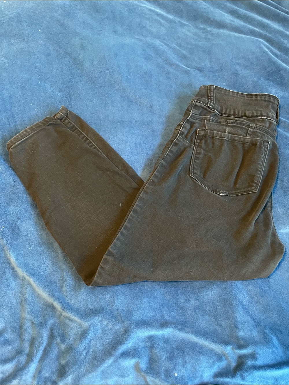 Blue Savvy Black Jeans - Branded Waist Label